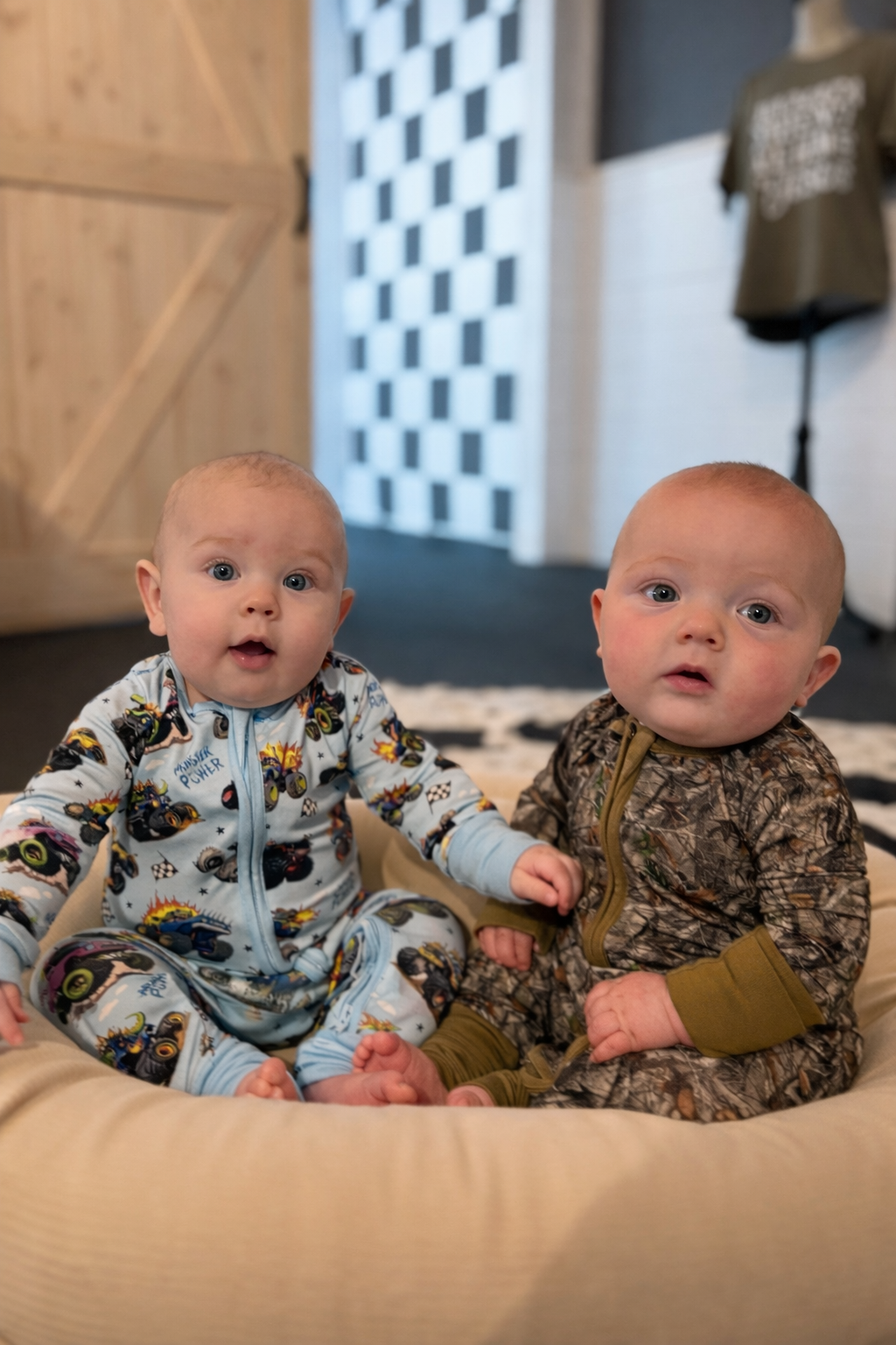 Monster power bamboo onesies