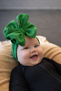 Emerald green bow
