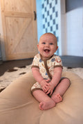 Baseball short bamboo zippy