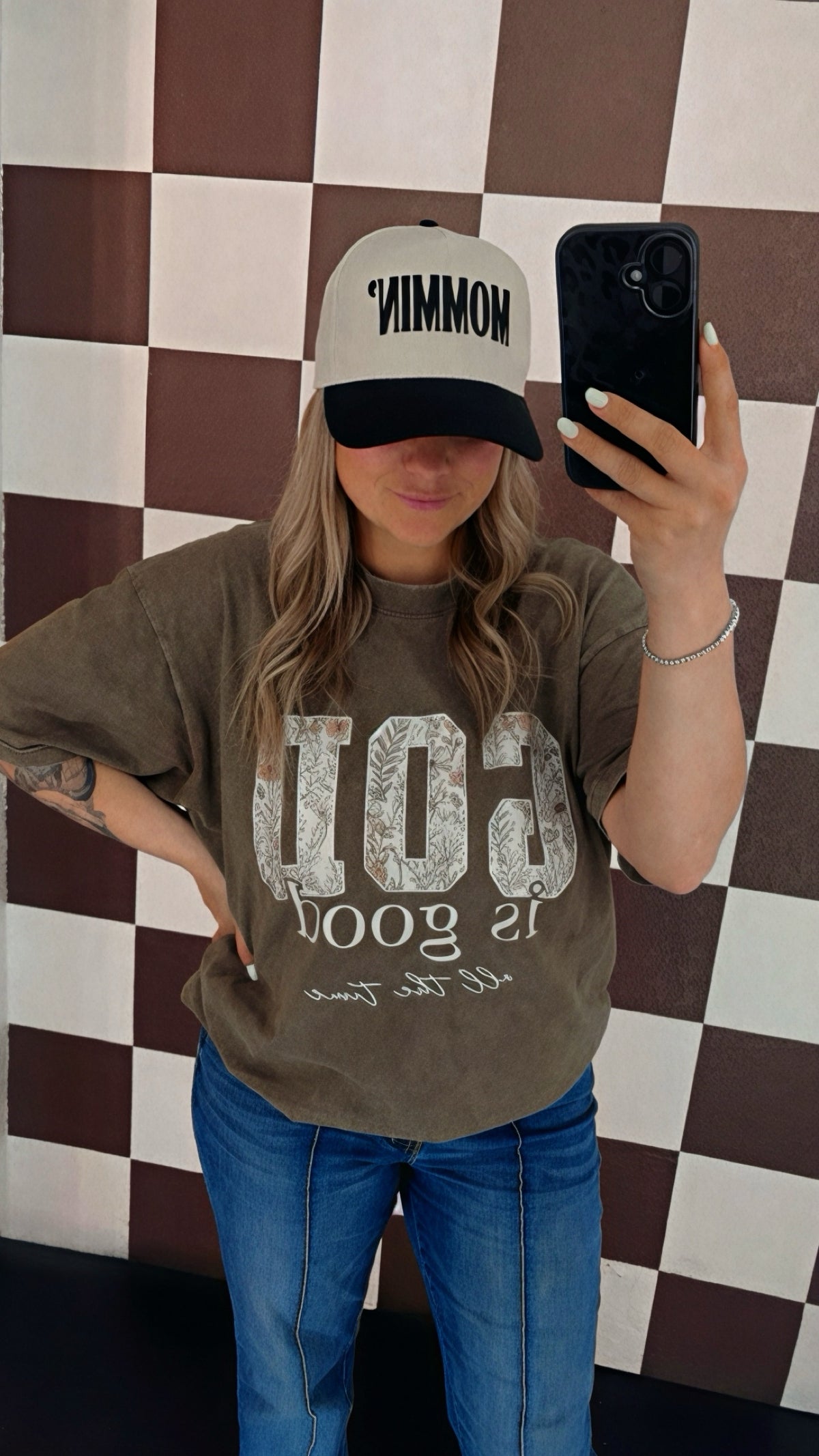 Back Mommin' Trucker Hat
