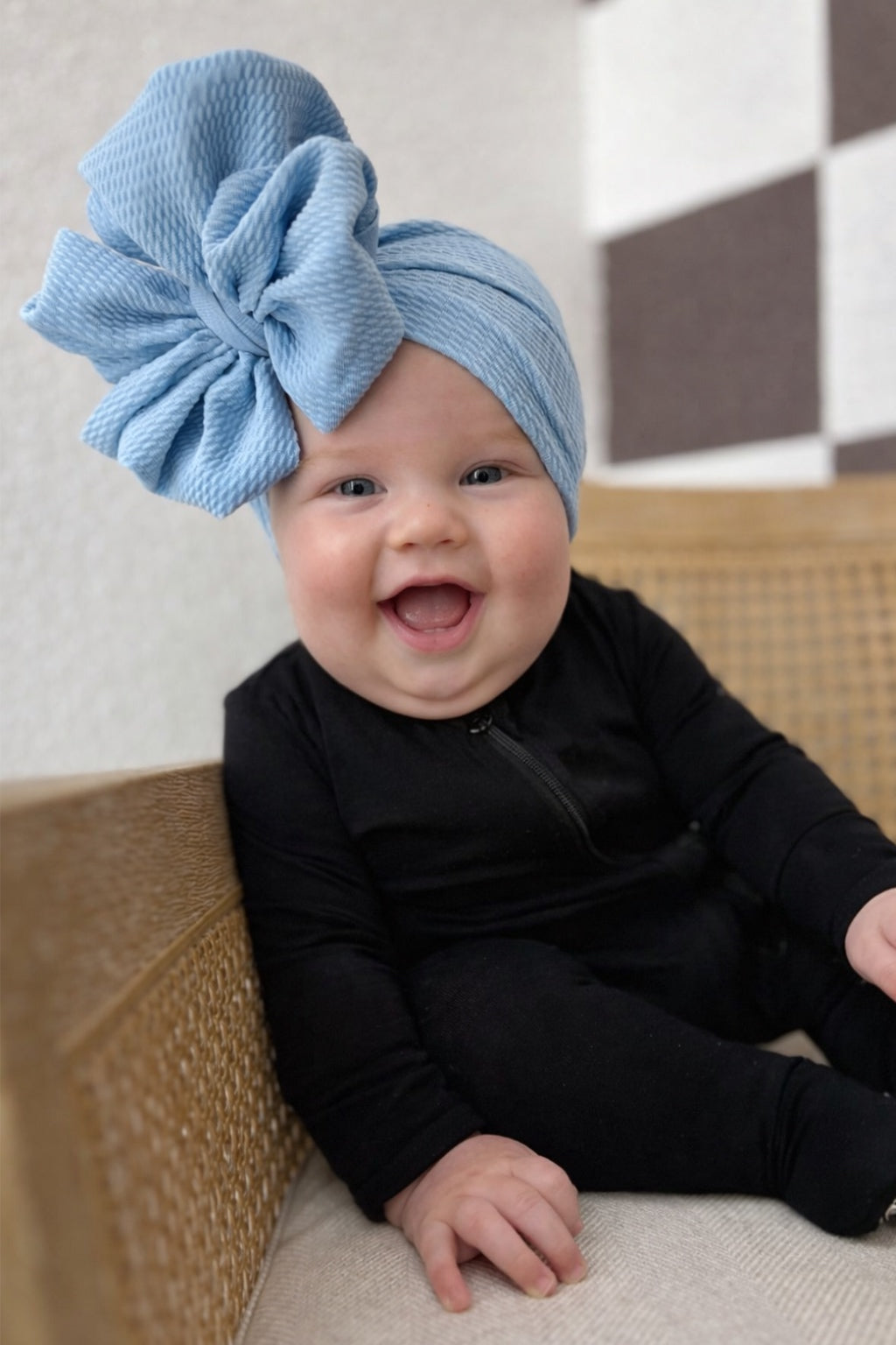 Light blue bow