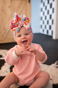 RETRO FLOWER BOW