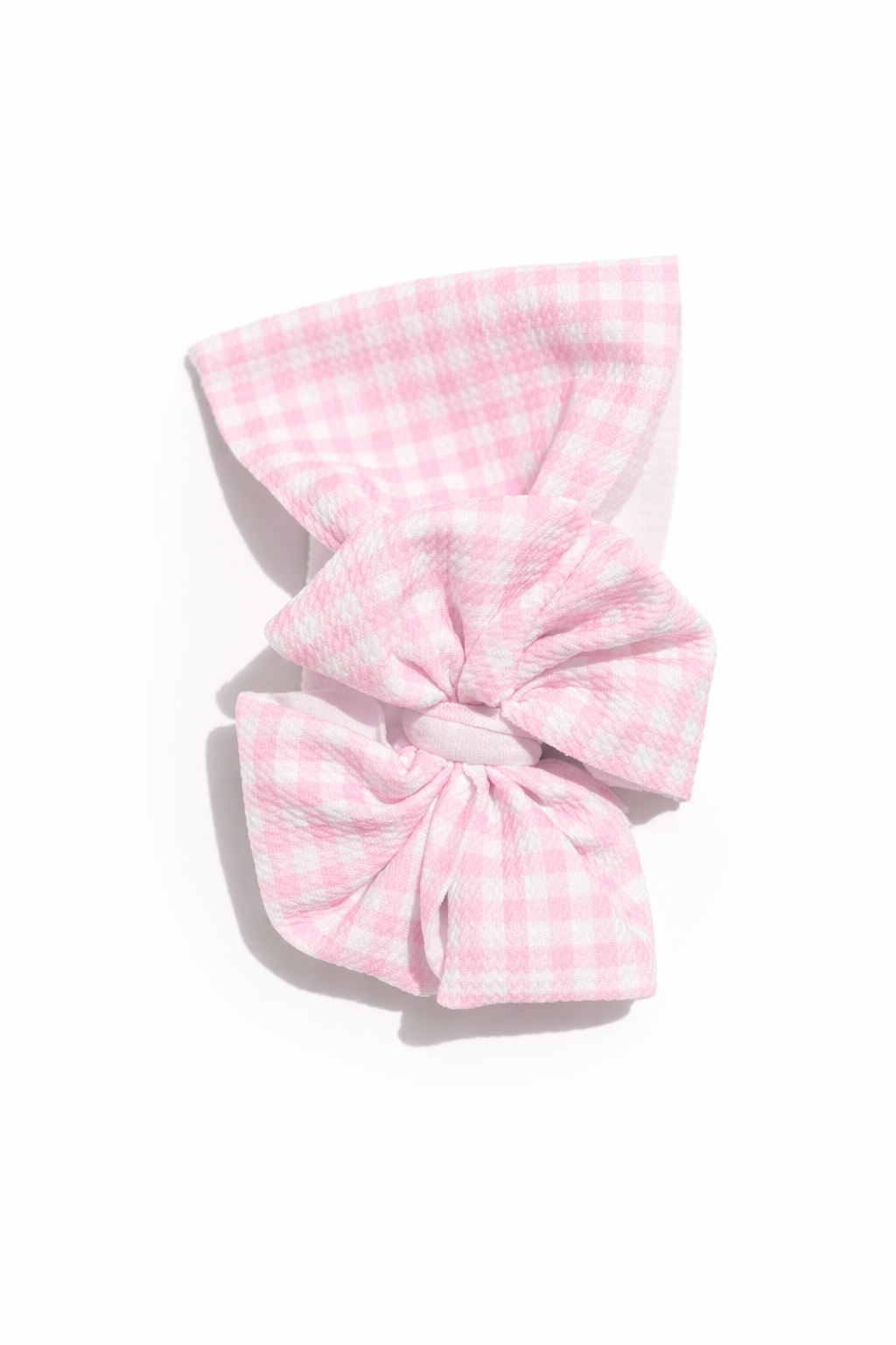 PINK PLAID BOW