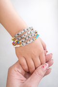 Kids 4 stack beaded bracelets