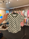 Green bubble romper