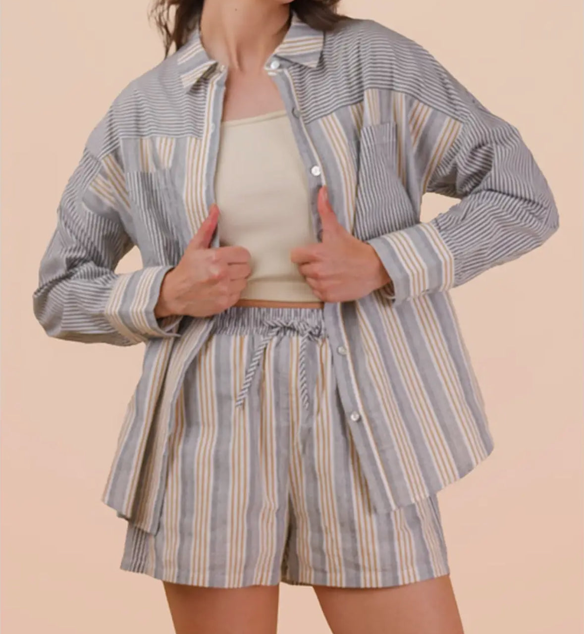 Stripe Woven Shirt