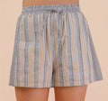 Stripe Woven Shorts