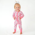 Sweet Bow Bamboo Zipper Romper