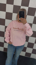 Westbound pink crew neck