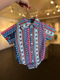Retro onesie button up