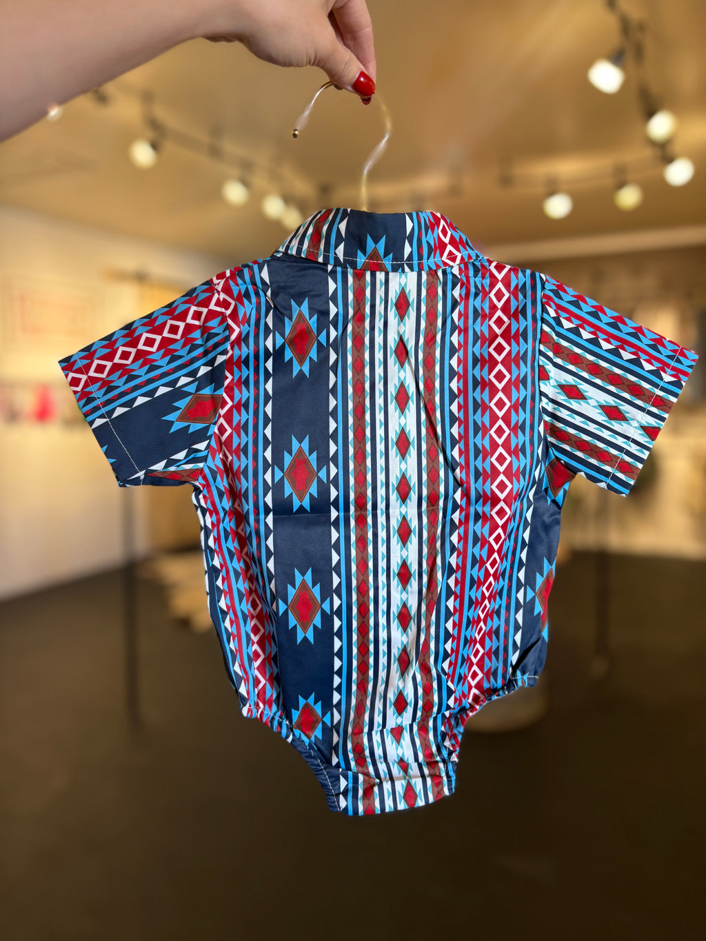 Retro onesie button up