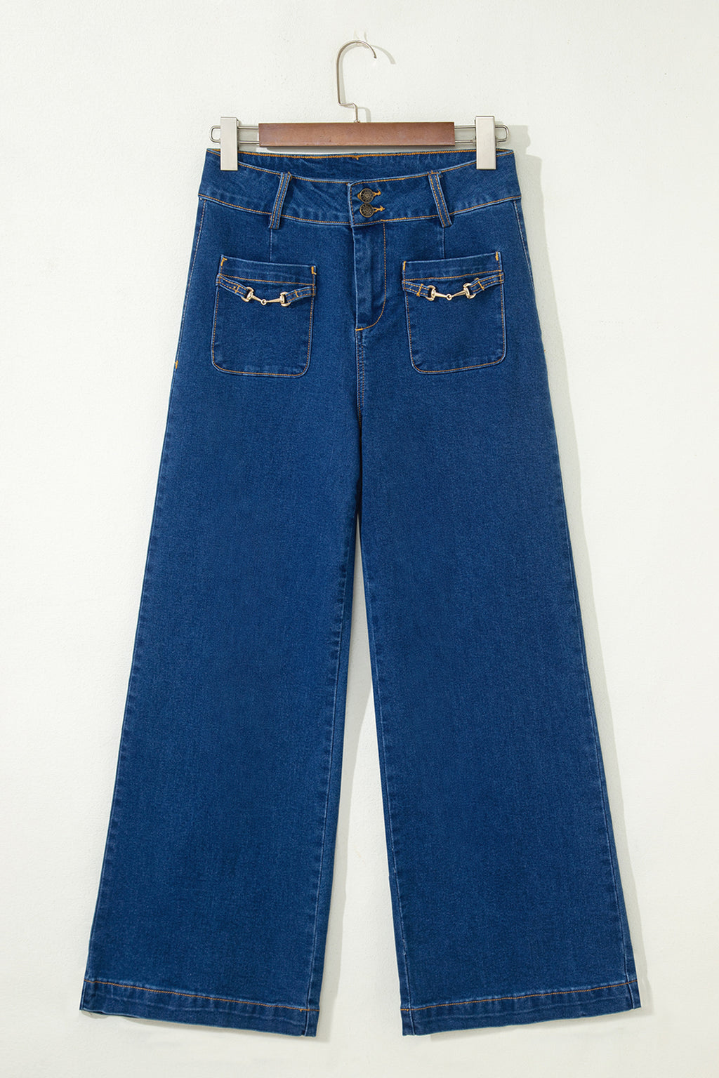 Wide Leg Denim Pants